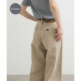 アーバンリサーチドアーズ(URBAN RESEARCH DOORS)の【BEIGE】『別注』Lee*DOORS ワイドストレートパンツ(デニム/ジーンズ)