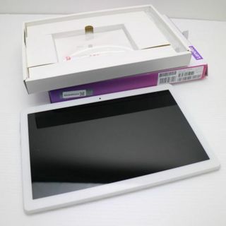 アンドロイド(ANDROID)の新品同様 801LV Lenovo TAB5 ホワイト  M888(タブレット)