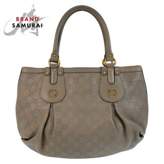 グッチ(GUCCI)の美品 GUCCI グッチ スカーレット グッチシマ グレージュ ゴールド金具 レザー 269953 トートバッグ ショルダーバッグ レディース 501144 【中古】(トートバッグ)