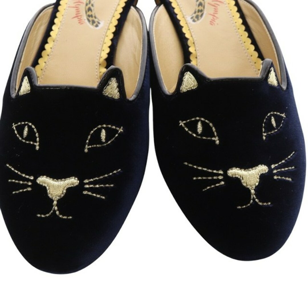 Charlotte Olympia - シャーロットオリンピア ベロア ミュール Charlotte Olympia - シャーロットオリンピア ベロア ミュール