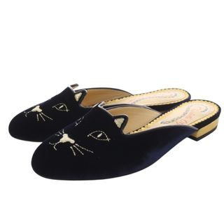 Charlotte Olympia - シャーロットオリンピア ベロア ミュール Charlotte Olympia - シャーロットオリンピア ベロア ミュール