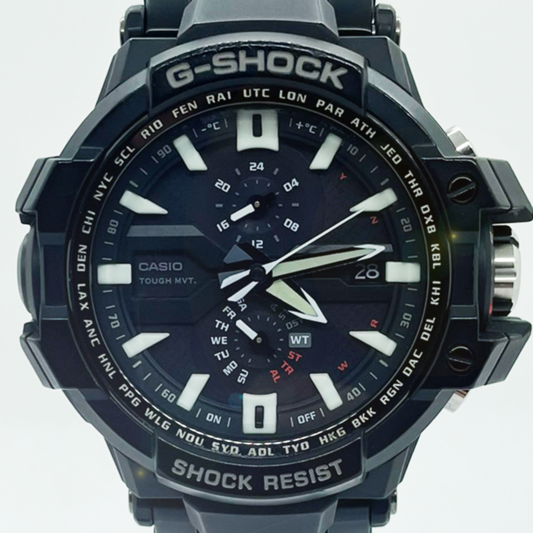 カシオ G-SHOCK スカイコックピット 電波ソーラー GW-A1000D