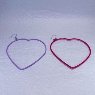 クレアーズ(claire's)のClaire's＊ハートリング樹脂ピアス(ピアス)