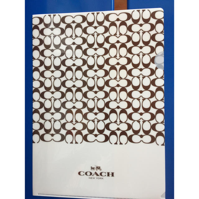 COACH(コーチ)のcoachファイル新品未使用 インテリア/住まい/日用品の文房具(その他)の商品写真