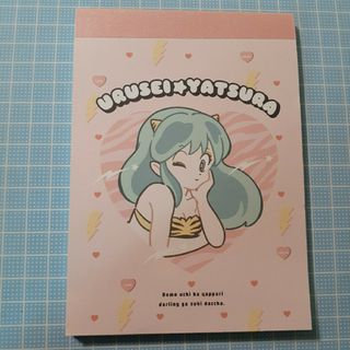 ショウガクカン(小学館)のラムちゃん イラスト ノート A6 サイズ 3種絵柄 メモ帳 148×105㎜(キャラクターグッズ)