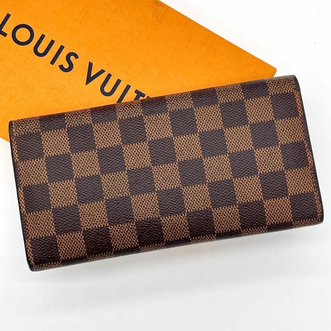 LOUIS VUITTON - ルイヴィトン 長財布 ダミエ エベヌ LOUIS VUITTON - ルイヴィトン 長財布 ダミエ エベヌ
