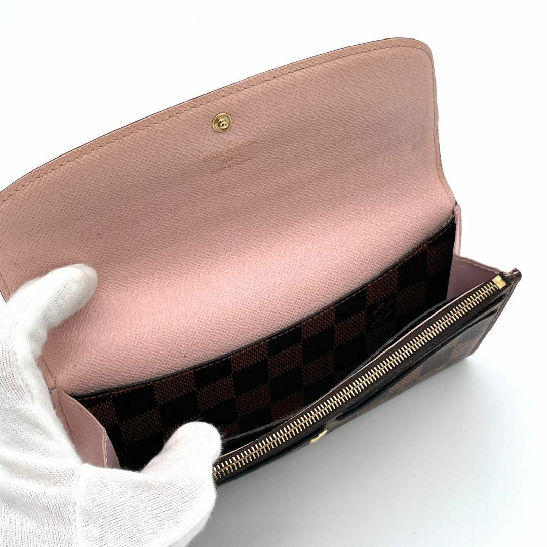 LOUIS VUITTON - ルイヴィトン 長財布 ダミエ エベヌ LOUIS VUITTON - ルイヴィトン 長財布 ダミエ エベヌ