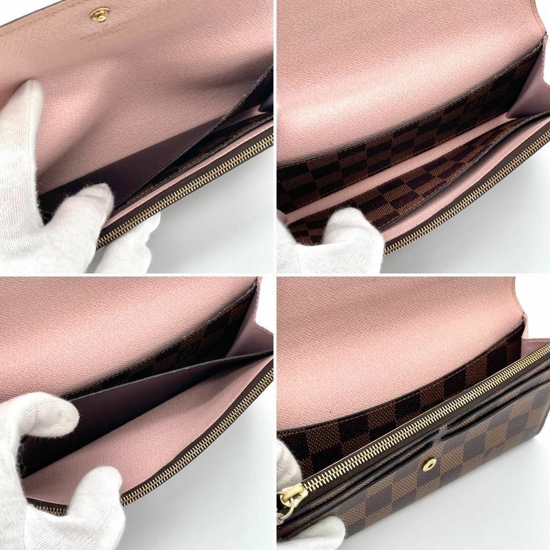 LOUIS VUITTON - ルイヴィトン 長財布 ダミエ エベヌ LOUIS VUITTON - ルイヴィトン 長財布 ダミエ エベヌ