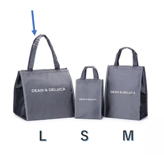 ディーンアンドデルーカ(DEAN & DELUCA)のDEAN&DELUCA　新品 クーラーバッグ グレー　L　 保冷バッグ(エコバッグ)