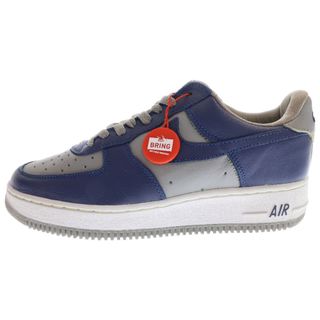 ナイキ(NIKE)のNIKE ナイキ × ATMOS AIR FORCE 1 LOW TWILIGHT BLUE 630033-044 アトモス エアフォース1 トワイライト ブルー ローカットスニーカー グレー/ブルー US8.5/26.5cm(スニーカー)