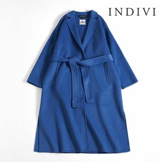 INDIVI - 新品 INDIVI カシミヤコート カシミヤ100 インディヴィ INDIVI - 新品 INDIVI カシミヤコート カシミヤ100 インディヴィ