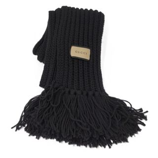 GUCCI - 【美品】 グッチ GGウール ラメ ジャガード マフラー GUCCI - 【美品】 グッチ GGウール ラメ ジャガード マフラー