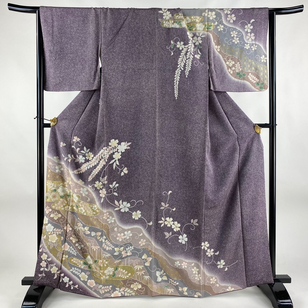 袋帯 すくい織 縦柄抽象模様 金糸 O-3578 着物 袋帯 すくい織 縦柄抽象模様 金糸 O-3578 着物