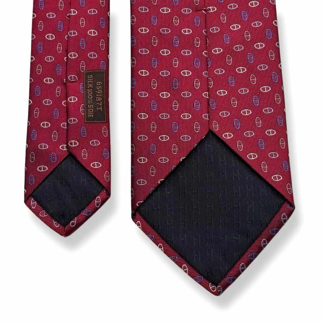 HERMES - 良品✨HERMES ネクタイ エルメス シェーヌダンクル HERMES - 良品✨HERMES ネクタイ エルメス シェーヌダンクル