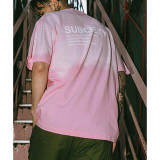 サブサエティ(Subciety)の【PINK】Faded tee(その他)