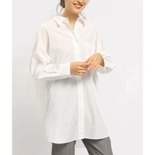 グローバルワーク(GLOBAL WORK)のGLOBAL WORK☆オーバーサイズシャツ☆ロングシャツ(シャツ/ブラウス(長袖/七分))