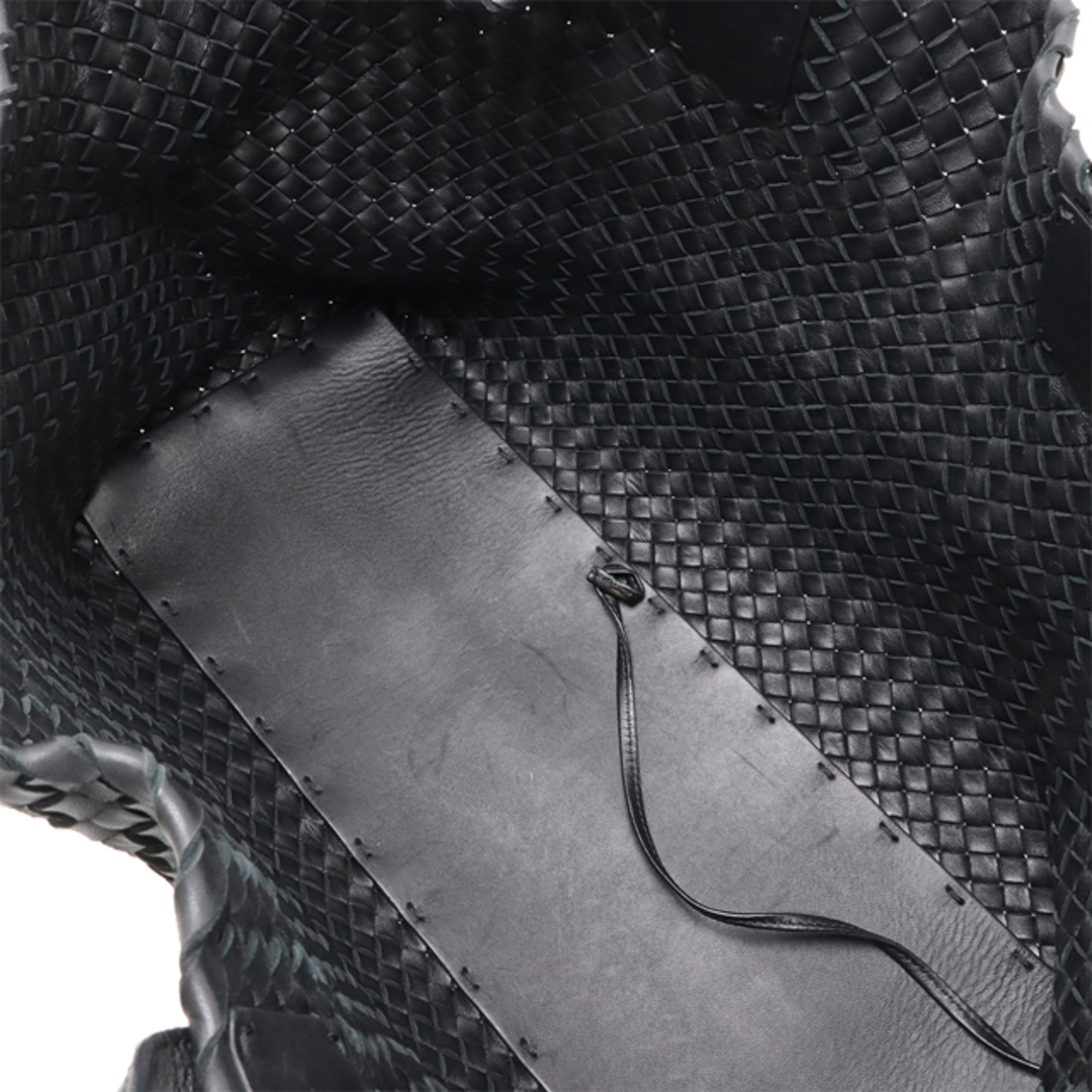 BOTTEGA VENETA(ボッテガヴェネタ)のBOTTEGA VENETA ボッテガ ヴェネタ ボッテガベネタ イントレチャート カバMM トートバッグ ラージトート レザー ブラック 黒 ポーチ欠品 115664 レディースのバッグ(トートバッグ)の商品写真