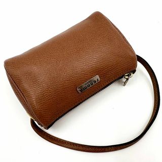 極美品 レノマ ハンドバッグ 茶 クロコ型押し renoma キャンバス