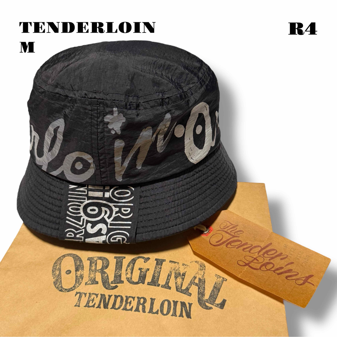 TENDERLOIN - 希少品! TENDERLOIN ナイロン ハット ブラック 黒 TENDERLOIN - 希少品! TENDERLOIN ナイロン ハット ブラック 黒