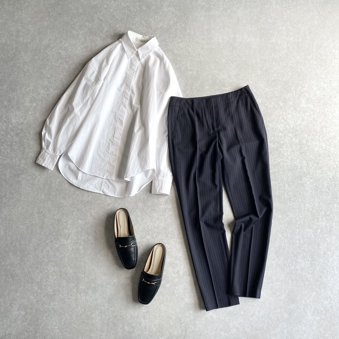 Theory luxe - theory luxe CYTHERIA ストライプ パンツ Theory luxe - theory luxe CYTHERIA ストライプ パンツ