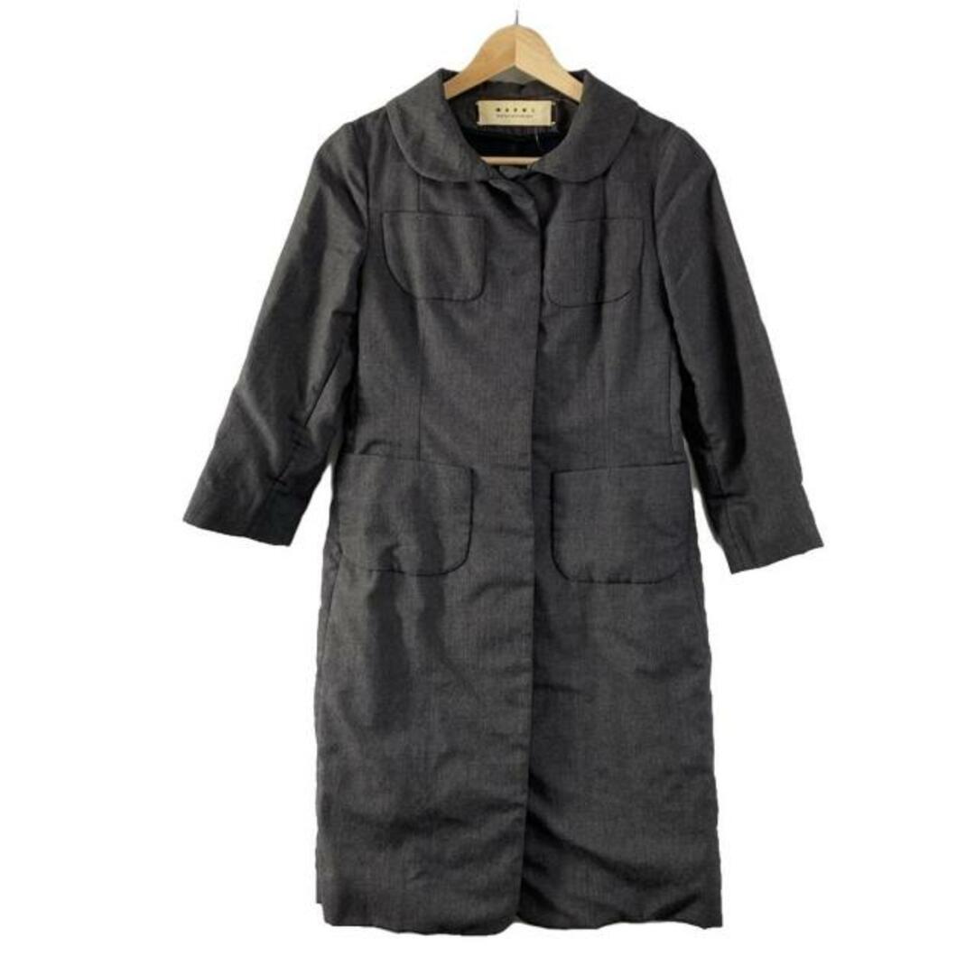 MARNI - MARNI(マルニ) コート サイズ38 S レディース - グレー 長袖/春/秋