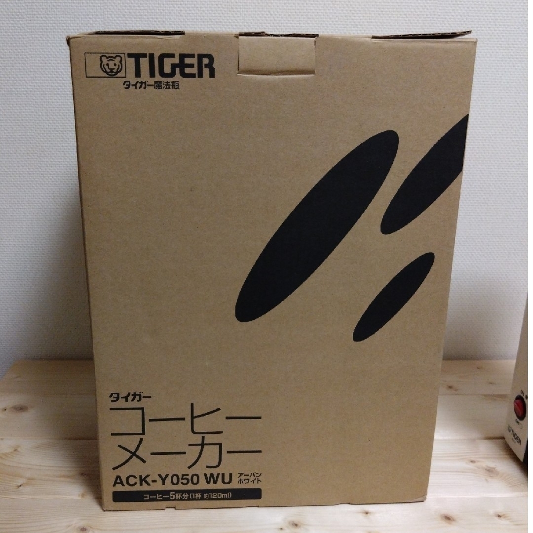 TIGER - タイガーコーヒーメーカーACK-Y050 アーバンホワイトの TIGER - タイガーコーヒーメーカーACK-Y050 アーバンホワイトの
