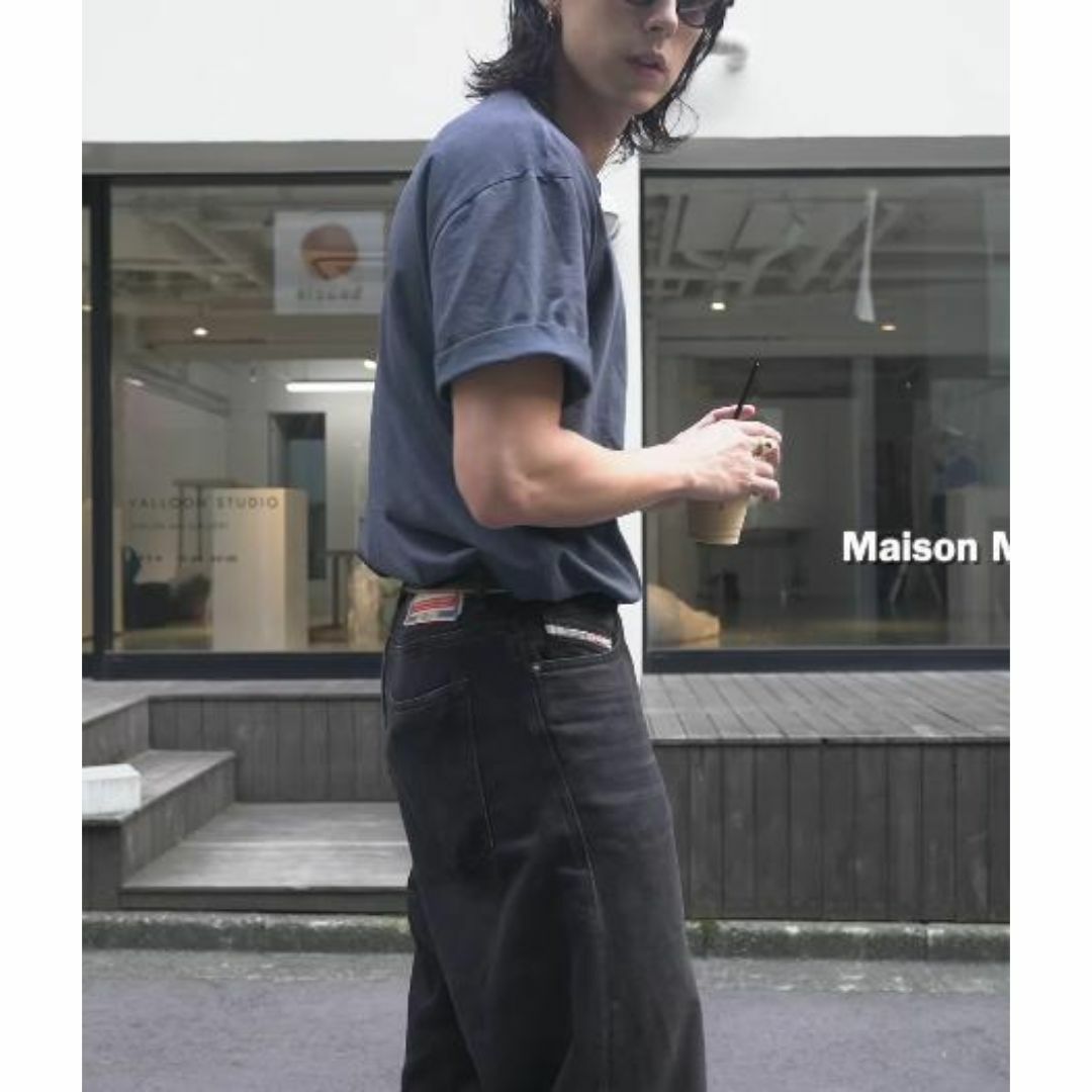 DIESEL - モーガン蔵人 DIESEL ワイド デニム D-SIRE ブラック DIESEL - モーガン蔵人 DIESEL ワイド デニム D-SIRE ブラック