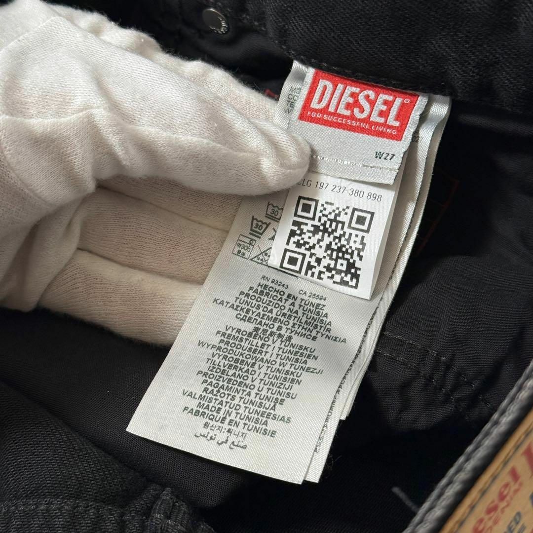 DIESEL - モーガン蔵人 DIESEL ワイド デニム D-SIRE ブラック DIESEL - モーガン蔵人 DIESEL ワイド デニム D-SIRE ブラック