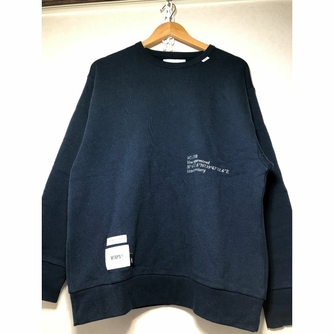 042082 WTAPS INSECT スウェット 01 ネイビー トレーナー
