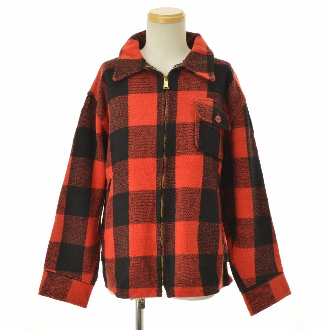 ずっと気になってた WOOLRICH】70s〜 バッファローチェック スポーツウールジャケット ジャケット・アウター