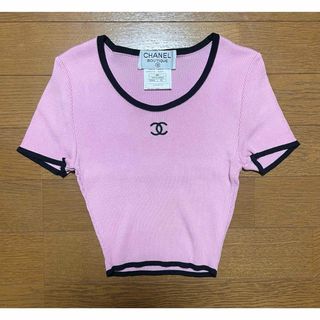 CHANEL(Tシャツ(半袖/袖なし) ・ ピンク/桃色系)のフリマ CHANEL(Tシャツ(半袖/袖なし) ・ ピンク/桃色系)のフリマ