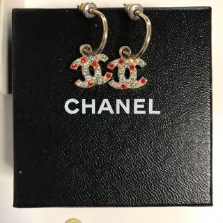 【正規品】シャネル マルチカラー　ピアス CHANEL