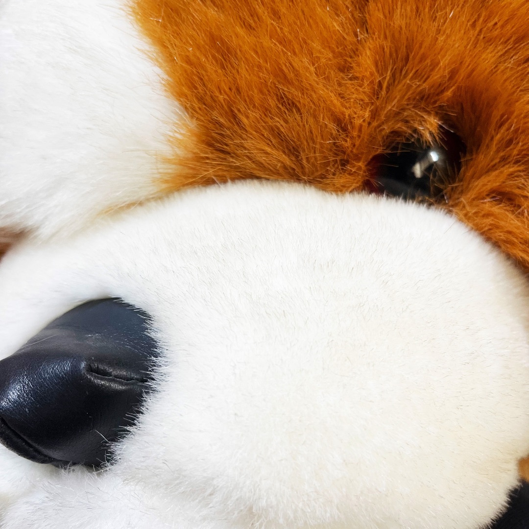 SAN-EI - 実物大セントバーナードのぬいぐるみ《1m 犬 希少品 レア 抱き枕 中古》
