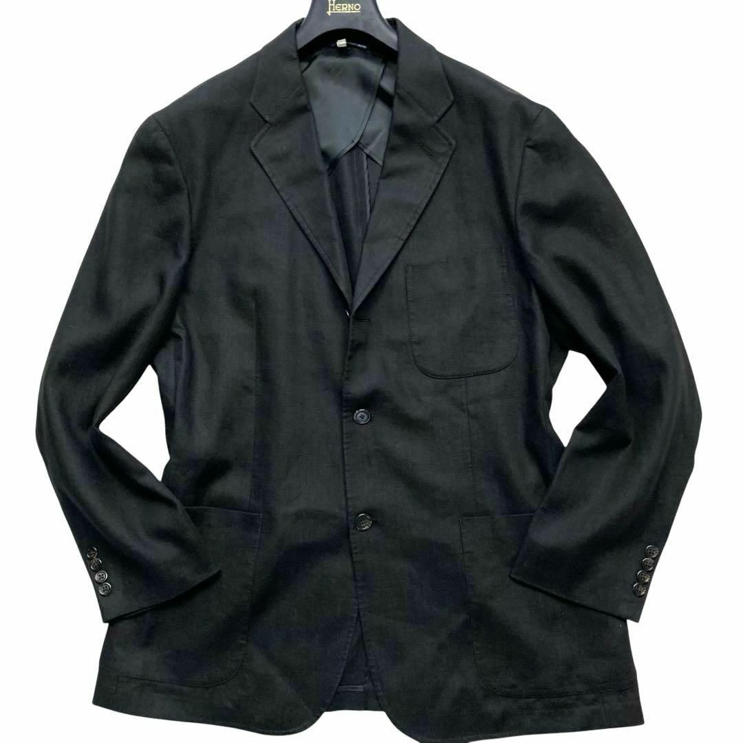 極美品 POLO RALPH LAURE 麻100% テーラードジャケット XL