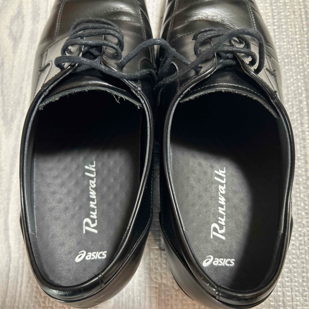 アシックス ランウォーク Uチップ スクエアトゥ　本革 レザー ビジネスシューズ ASICS WALKING - 美品！アシックス ランウォーク25cm Uチップ