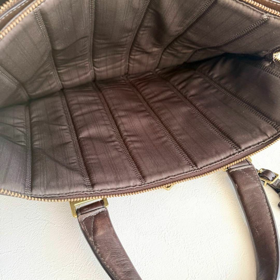 TUMI トゥミ レザー ビジネスバッグ ブリーフケース PC可 2way 茶