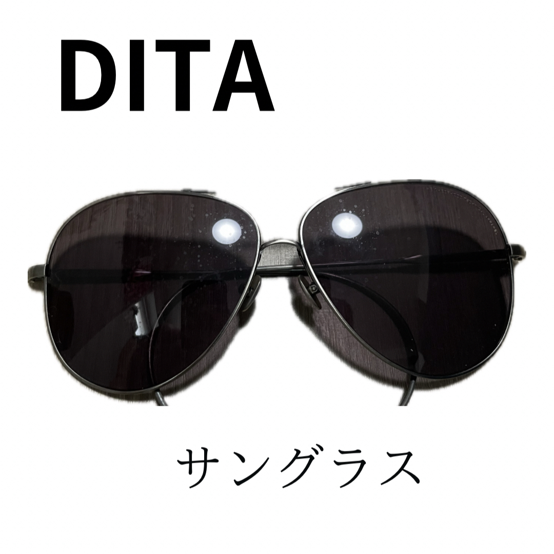 DITA サングラス ブラックレンズ シルバーフレーム DITA サングラス ブラックレンズ シルバーフレーム