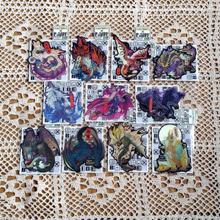 モンスターハンター(MONSTER HUNTER)のB-SIDE LABEL × CAPCOM ステッカー 11枚セット(その他)