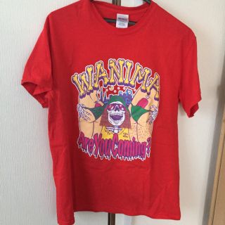 ワニマ(WANIMA)のWANIMA ライブ Tシャツ 赤 Mサイズ(ミュージシャン)