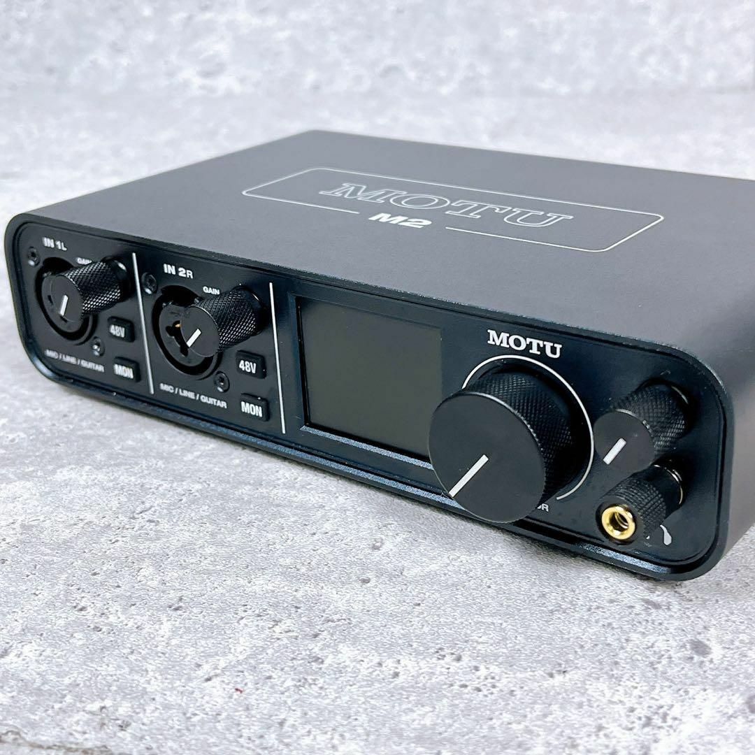MOTU M2 オーディオインターフェース 箱 美品 ほぼ未使用品 MOTU M2 オーディオインターフェース