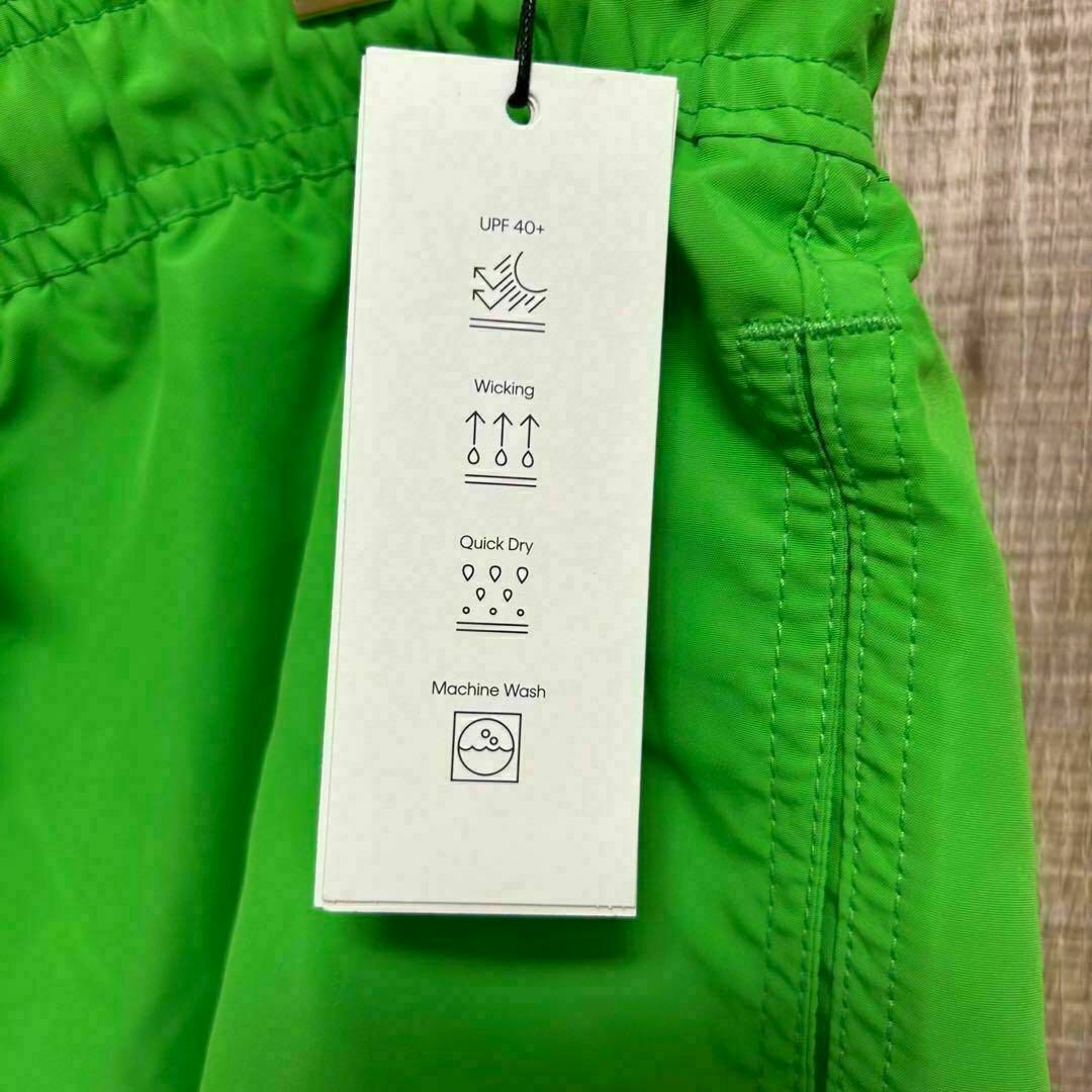 Calvin Klein(カルバンクライン)の【新品】Calvin Klein カルバンクライン　水着　黄緑　ビッグロゴ　M メンズの水着/浴衣(水着)の商品写真