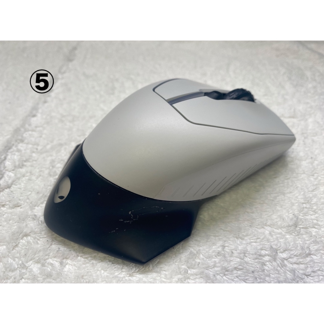 DELL(デル)のAlienware ゲーミングマウス  AW610M LUNAR LIGHT スマホ/家電/カメラのPC/タブレット(PC周辺機器)の商品写真