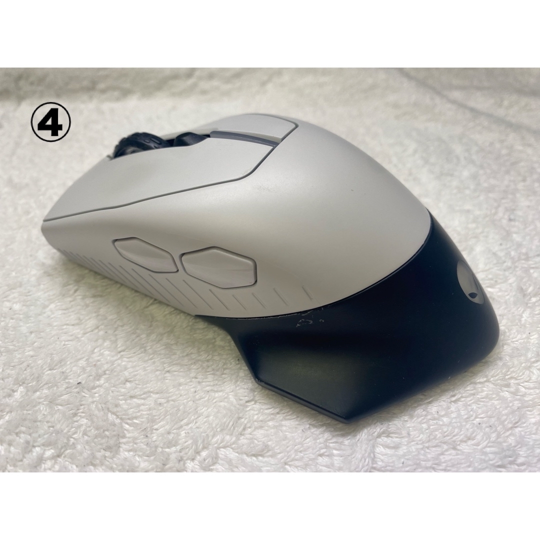 DELL(デル)のAlienware ゲーミングマウス  AW610M LUNAR LIGHT スマホ/家電/カメラのPC/タブレット(PC周辺機器)の商品写真