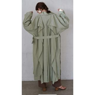 CLANE - クラネ OVER SHORT TRENCH COAT ネイビー サイズ2の通販 CLANE - クラネ OVER SHORT TRENCH COAT ネイビー サイズ2の通販