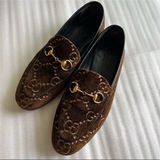 GUCCI - GUCCI ホースピット 厚底 ヒール ローファー 靴 GUCCI - GUCCI ホースピット 厚底 ヒール ローファー 靴