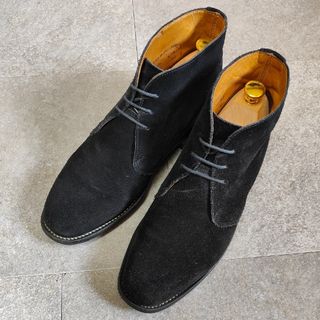 SANDERS - SANDERS アメリカンブローグ ウィングチップ シボ革 SANDERS - SANDERS アメリカンブローグ ウィングチップ シボ革