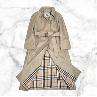 約20万美品本物バーバリーBurberry上質ウール 拡げ チェック柄 約20万美品本物バーバリーBurberry上質ウール 拡げ チェック柄