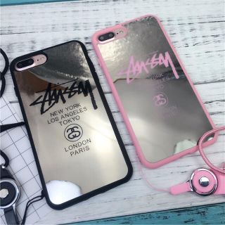 ステューシー(STUSSY)のstussy iPhone6plusカバー ブラック(iPhoneケース)