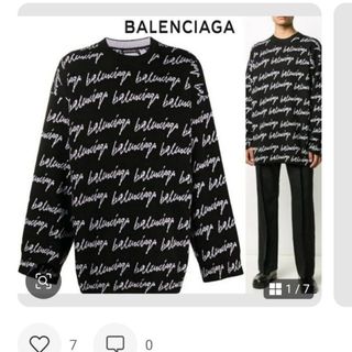 BALENCIAGA - バレンシアガ 18AW 555959 T1523 ハーフジップ BALENCIAGA - バレンシアガ 18AW 555959 T1523 ハーフジップ