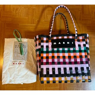 MARNI - 【ほぼ未使用】 マルニ MARNI MARKET かごバッグ MARNI - 【ほぼ未使用】 マルニ MARNI MARKET かごバッグ